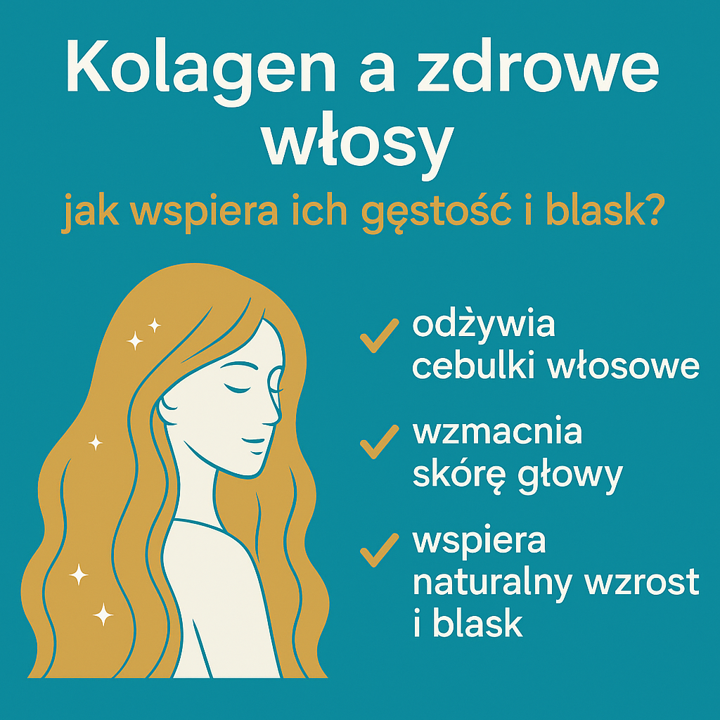 Kolagen a zdrowe włosy – jak wspiera ich gęstość i blask?