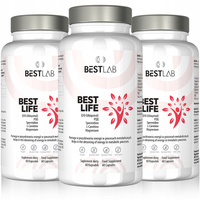 3x BESTLAB BestLife 60 Kaps - Antyoksydanty Koenzym Q10 Magnez Best Lab